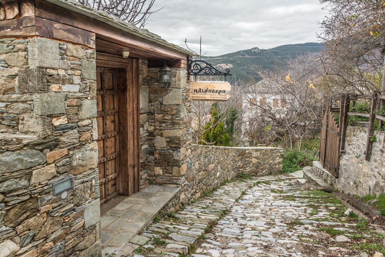 Iliopetra Suites Agios Lavrentios Exterior foto